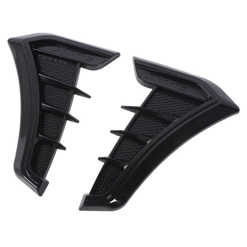 1 Pair Side Vent Trim Sporty Look Enhanced Performance Side Mudguard Air Wing Vent Trim Sticker for 1 Series E90 E91 Black - Image 2