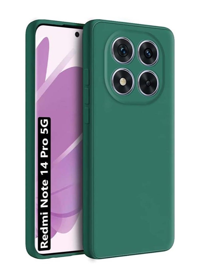 BORTONY Xiaomi Redmi Note 14 Pro Plus 5G Case Cover Soft TPU Premium Soft Liquid Silicone Case Lightweight Shock Protective Cover with Camera Protection for Redmi Note 14 Pro Plus 5G - Image 1