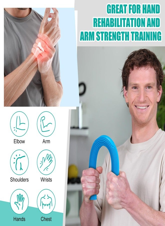 Silipull 3 Pcs Twist Hand Exerciser Bars With 3 Hand Exercise Balls Fitness Resistance Bars for Physical Therapy Flexible Elbow Stress Balls Relieve Tendonitis Pain and Improve Grip Strength - Image 5