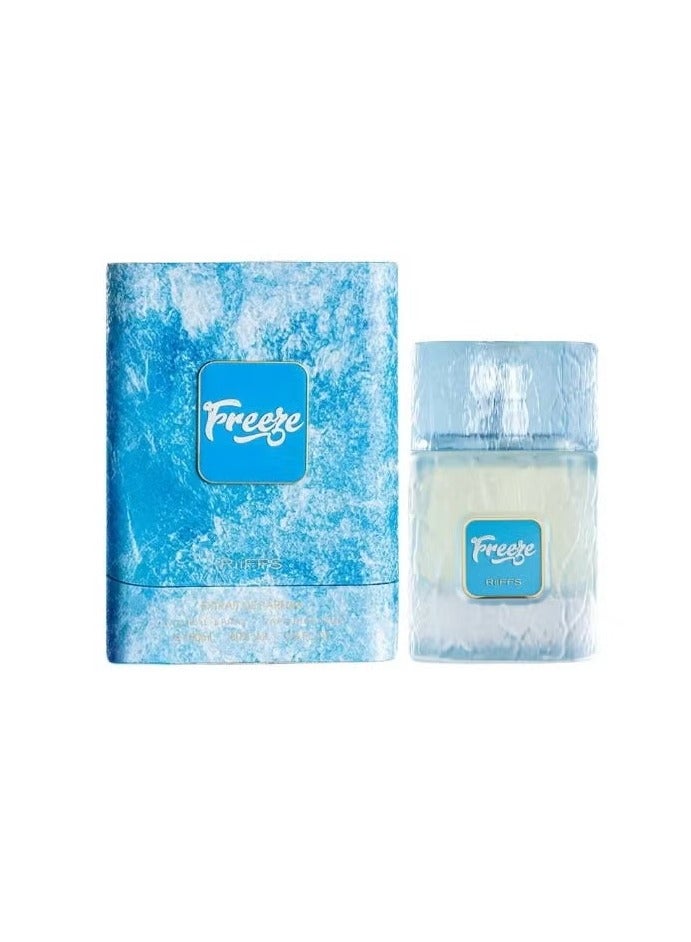 Riiffs Freeze Extrait De Parfum 100ml | Unisex Long Lasting Perfume | Fresh Citrus, Mint & Amber Fragrance | for Men & Women | Eau de Parfum Spray - Image 3