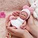 Mire & Mire Mire Mire Reborn Baby Dolls 45 Micro Preemie Full Body Silicone 13cm Baby Girl Doll Lifelike Mini Reborn Doll - Image 4