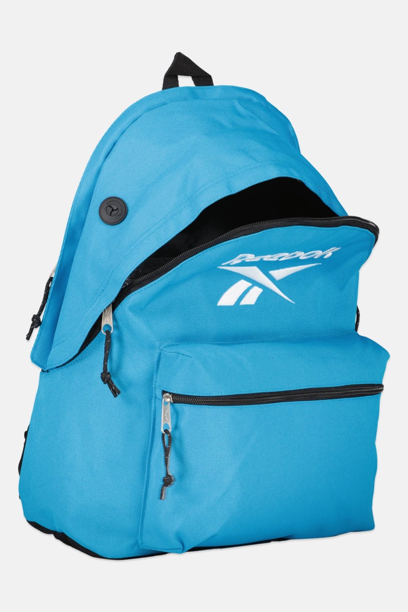 Reebok Men Embroidered Logo Backpack, Aqua Blue - Image 3