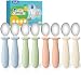 DRKIO 8 PCS Toddler Spoons Set Baby Spoons with Silicone Handle Children safe 188 Stainless Steel Toddler Utensils Set for Self Feeding Kids Silverware AntiChoke Design Food Grade Dishwasher Safe - Image 2