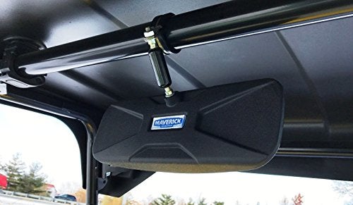 Maverick Advantage 12" x 4.5" DELUXE Panoramic Rearview Mirror for John Deere Gator (Clamp-on, Adjustable) - Image 4