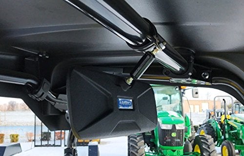 Maverick Advantage 12" x 4.5" DELUXE Panoramic Rearview Mirror for John Deere Gator (Clamp-on, Adjustable) - Image 3