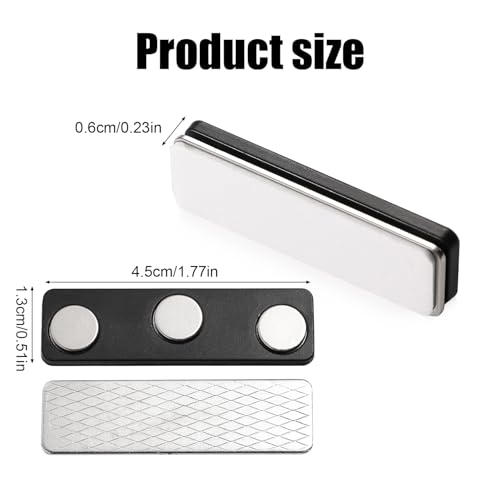 PEUTIER 12 Pairs Magnetic Curtain Closure, Blackout Blind Accessory for Window Blinds Curtain Closure with Adhesive Curtain Magnets Clips for Blackout Curtains - Image 2