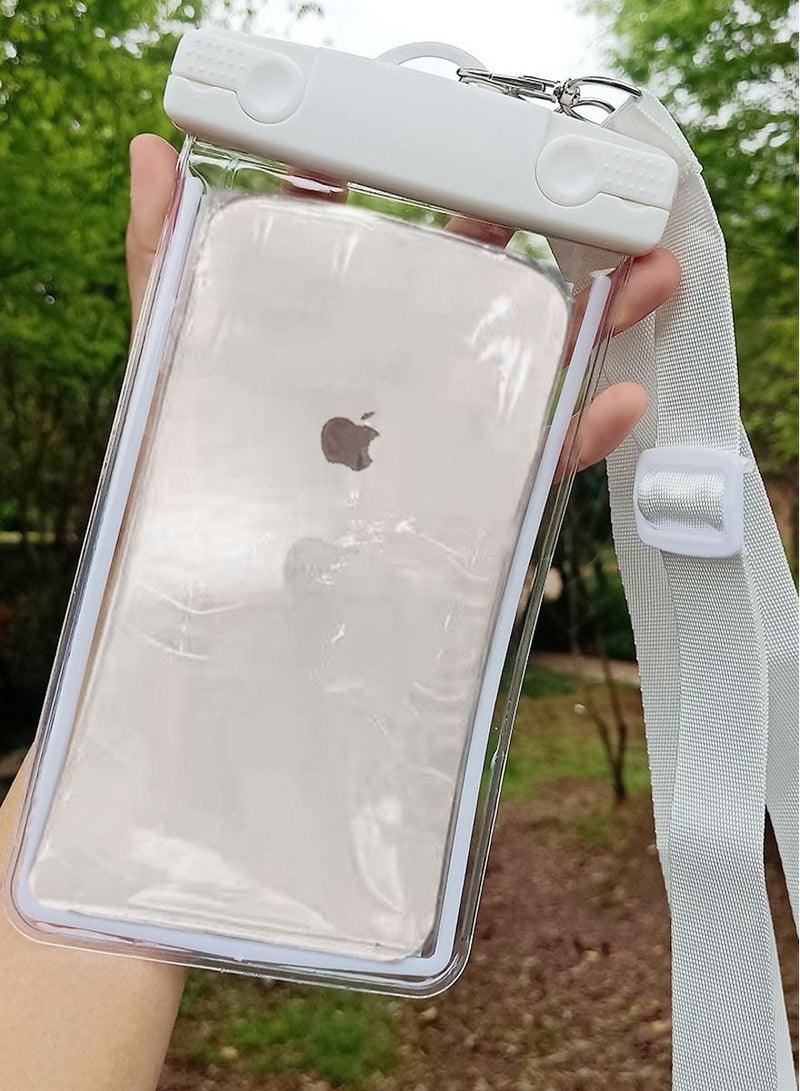 QUTOOB Waterproof Mobile Bag With Lanyard For Iphones, Samsung and Other Mobiles, Idealy Used At Beach, While Swimming, Enjoying Water Related Activities, Camping, Fashion Mobile Pouch For Swimming and Beach  - Image 3