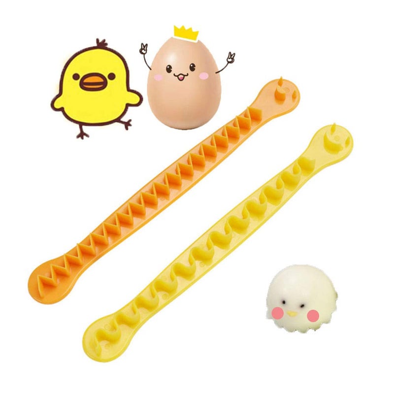 Novo Tee Multifunctional Egg Decorator and Cutter Set  Can Be Used As a Fruit Slicer  Exquisite Kitchen Accessories