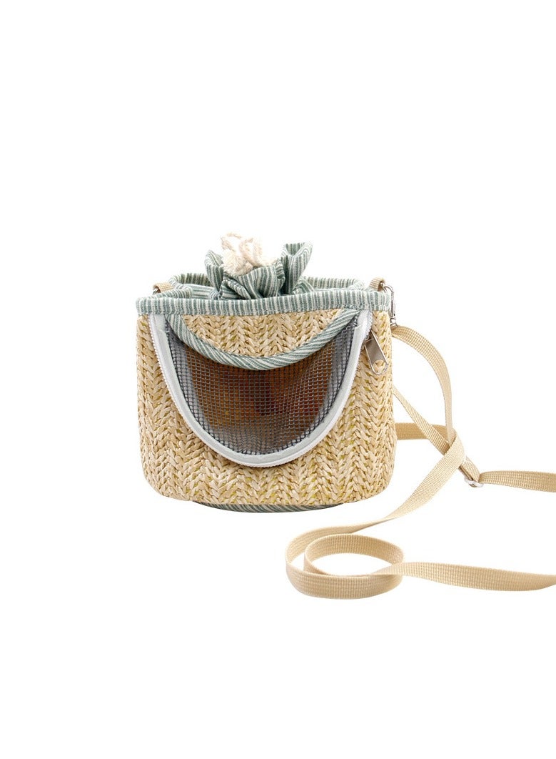 general Pet Supplies Hamsters Sugar Gliders Backpacks Mesh Cloths Breathable Easy to Carry Small Pet Take-out Bags - Image 1