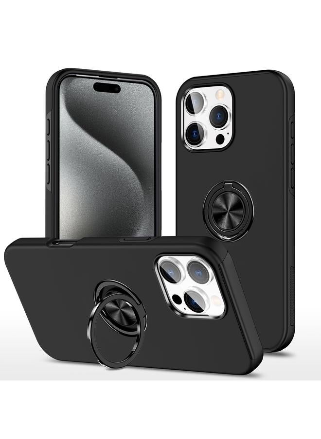 S-TOP Case For iPhone 15 Pro Magnetic Ring Holder Phone Case - Image 1