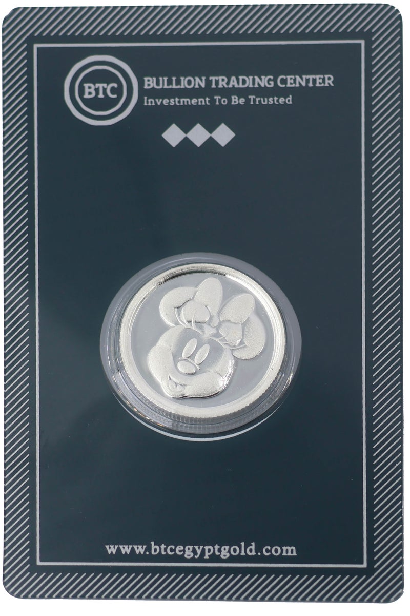 BTC 10 Gram Minnie Mouse 999 Silver Bullion Coin - Image 1