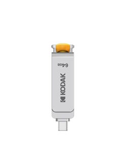 BURAQ Kodak K243C 2 In 1 Type-C/USB-C + USB3.1 High-speed Transfer U disk, Capacity: 64GB  - Image 1