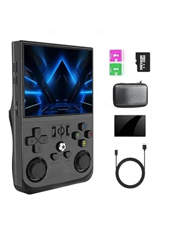 Retro Handheld Game Console, 3.5-inch IPS Screen, Open Source Linux System, Pre-loaded with 20,000+ Classic Games, 128GB Storage, WiFi Support - Image 1