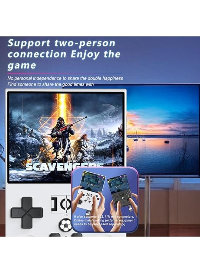 Retro Handheld Game Console, 3.5-inch IPS Screen, Open Source Linux System, Pre-loaded with 20,000+ Classic Games, 128GB Storage, WiFi Support - Image 3