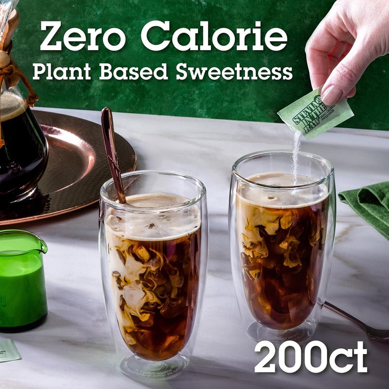 IN THE RAW Stevia Zero Calorie Sweetener - 200 Packets - Image 2