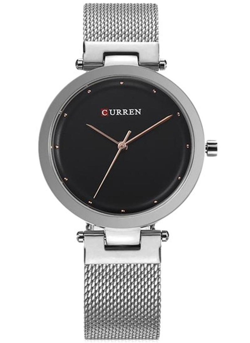 CURREN - CURREN 9005 Original Mesh Stainless Steel Analog Watch for Women - Image 1