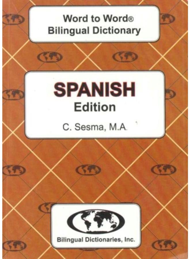English-Spanish & Spanish-English Word-to-Word Dictionary