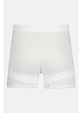 Tommy John Men 2 Pieces 9 Inseam Plain Boxer Briefs, Black/White  - Image 2