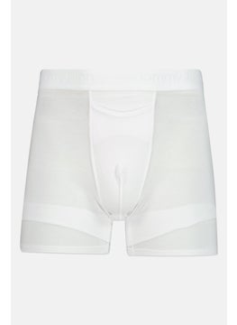 Tommy John Men 2 Pieces 9 Inseam Plain Boxer Briefs, Black/White  - Image 4