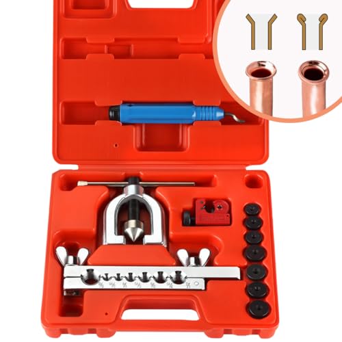 Wostore Double Flaring Tool Kit Copper Line Tube Cutter - Image 1