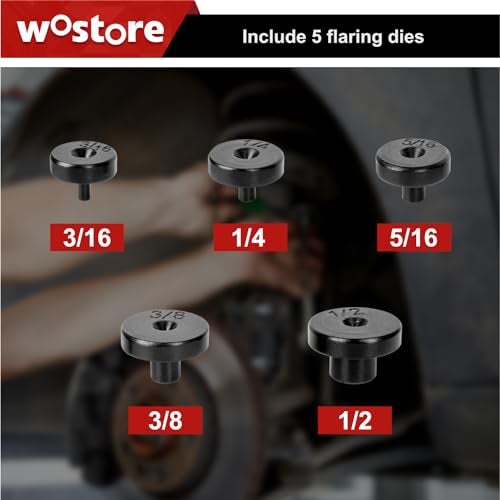 Wostore Double Flaring Tool Kit Copper Line Tube Cutter - Image 5