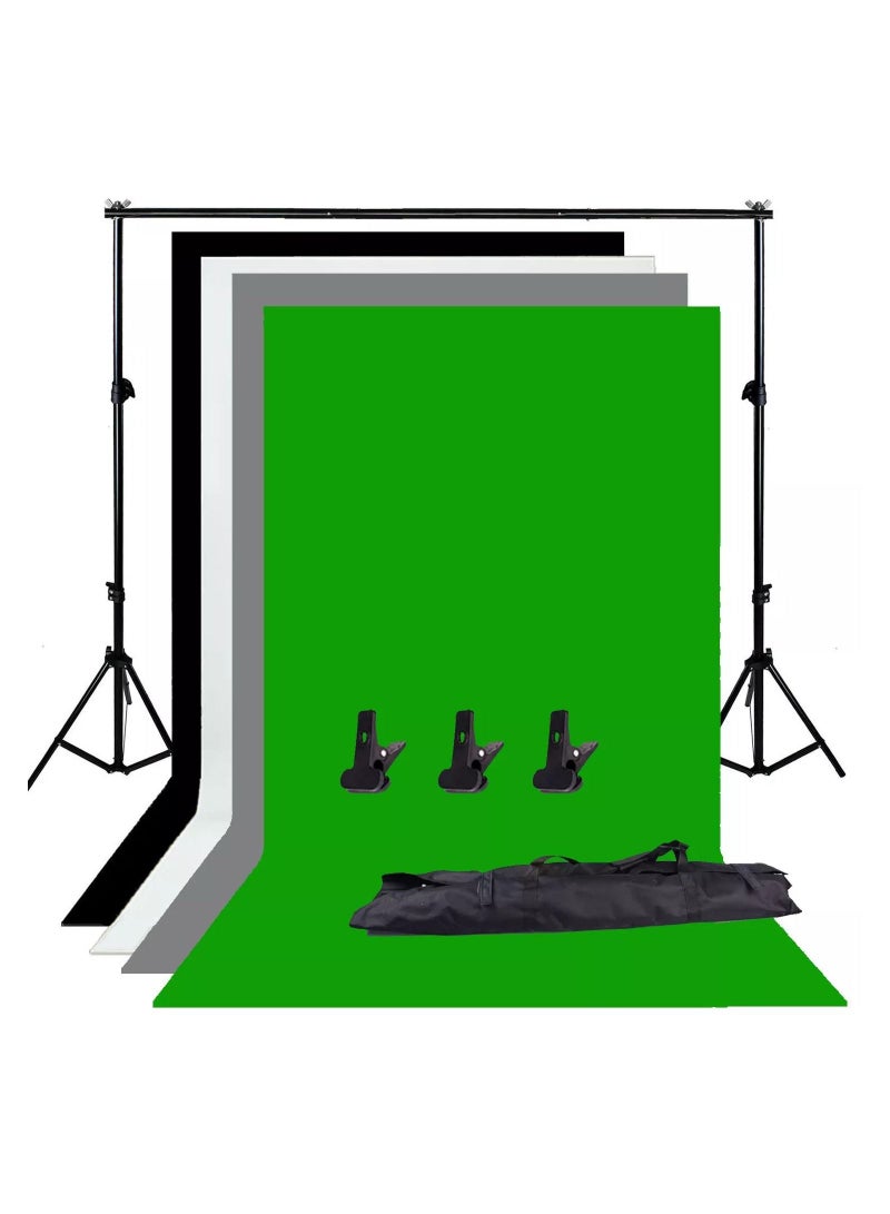 مجموعة ملحقات إضاءة التصوير الفوتوغرافي لنظام الإضاءة الناعمة للخلفية مجموعة أدوات إضاءة استوديو الصور بمظلة سوفت بوكس ​​لتصوير الفيديو - Image 3