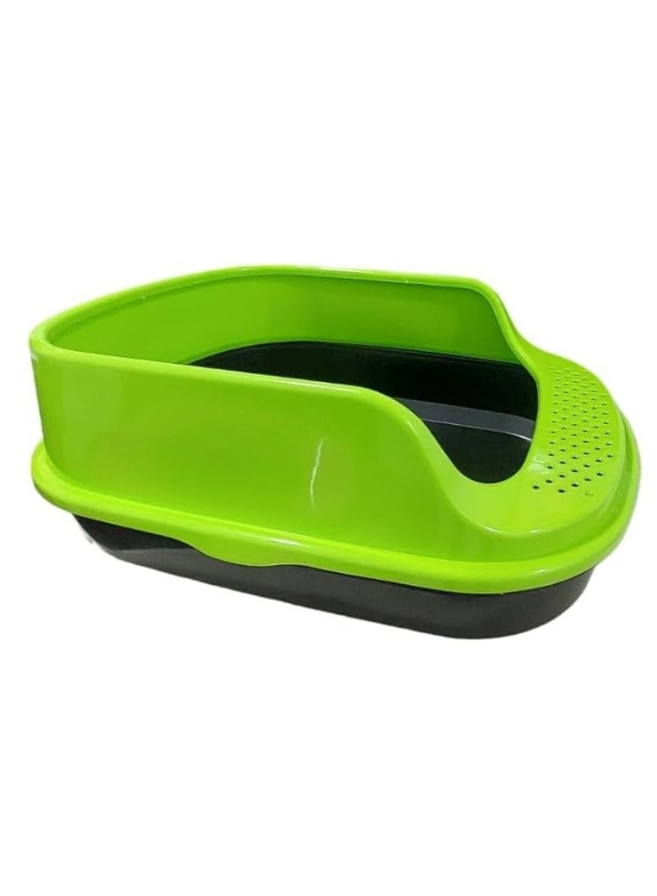 Cat Litter Box With Cat Litter Scoop Large Size Litter Box Premium Quality Easy to Carry and Clean - Image 2