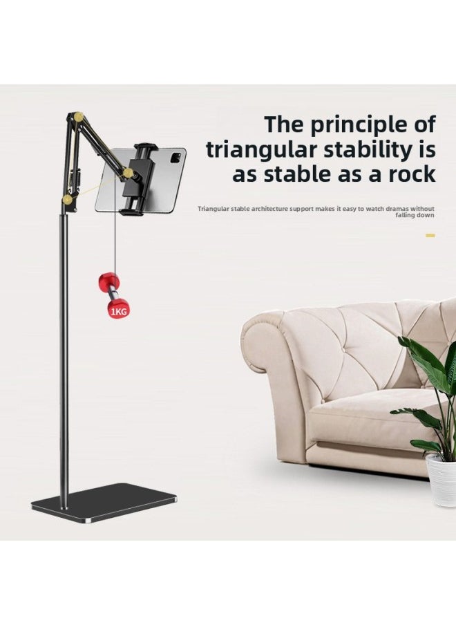 Generic - 2025 Tablet Stand Suitable For Ipad Mobile Phone Stand Cantilever Lazy Support Frame Bed Floor Mobile Phone Stand-Color:Black 135 Cantilever (upgraded Model) *special For Mobile Phones - Image 1