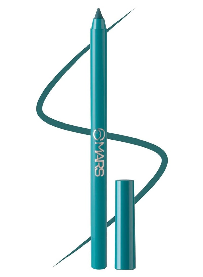 مارس Mars Matte Finish Forest Chase Kajal|Intense Kajal |05 Go Green Green Kajal ملمس كريمي للغاية مقاوم للتلطخ ومقاوم للماء كاجال قلم عيون طويل الأمد يدوم حتى 12 ساعة - Image 1