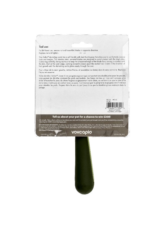 Safari Safari, Stainless Steel De-matting Comb, 1 Comb  - Image 2