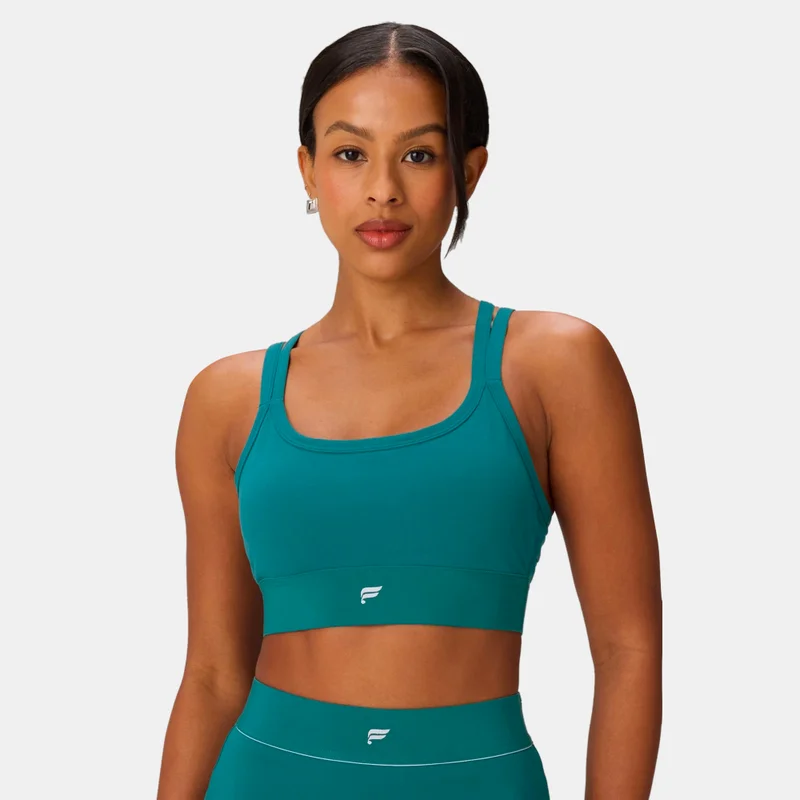 Fabletics Women's Principal Longline Medium-Support Training Sports Bra