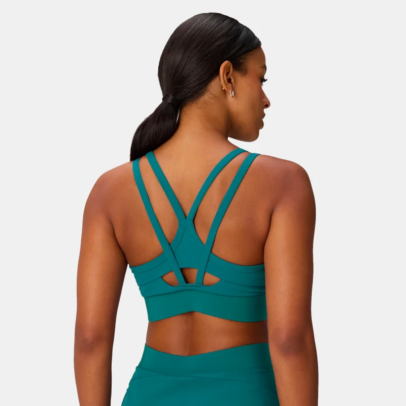 Fabletics Women's Principal Longline Medium-Support Training Sports Bra