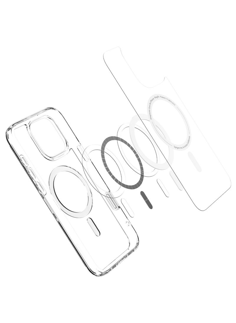 Spigen - Ultra Hybrid T MagFit for iPhone 16 PRO Case Cover [Camera Control Button Cover] with MagSafe (2024) - White - Image 1