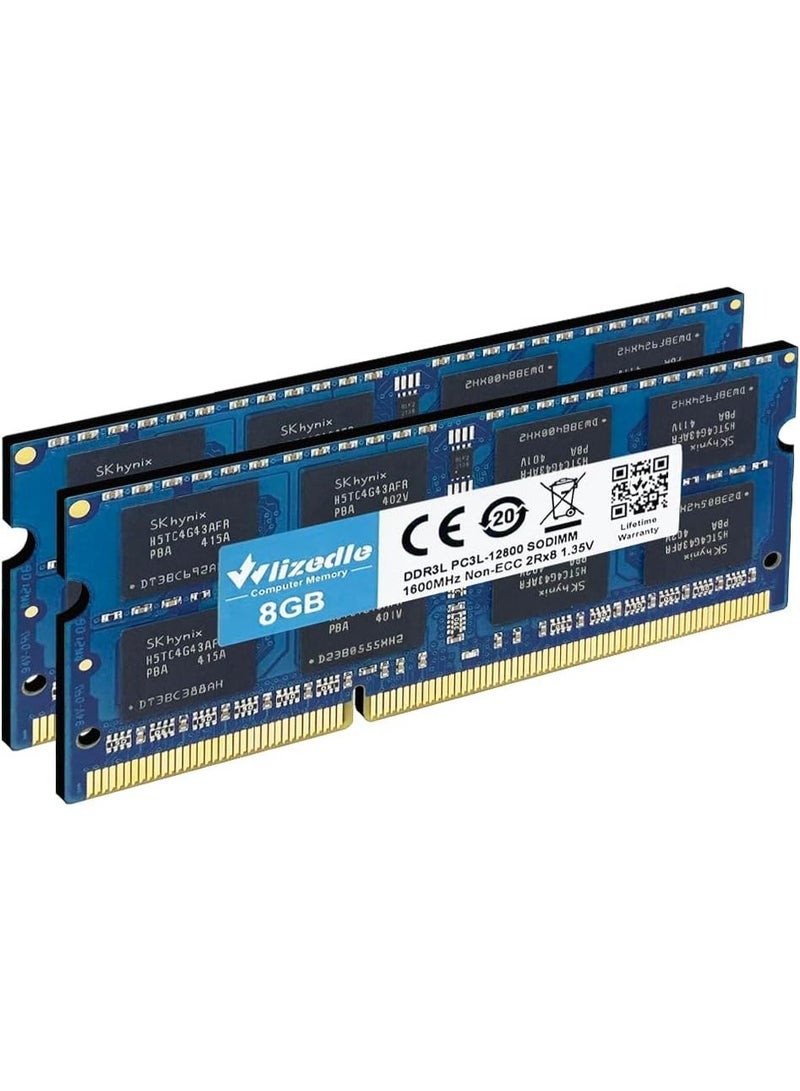 رام لاب توب سعة 8 جيجابايت DDR3L - تردد 1600 ميجاهرتز، 2Rx8، PC3L-12800S - Image 3