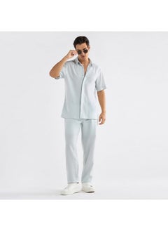 FAV Regular Fit Solid Shirt with Short Sleeves  - Image 2