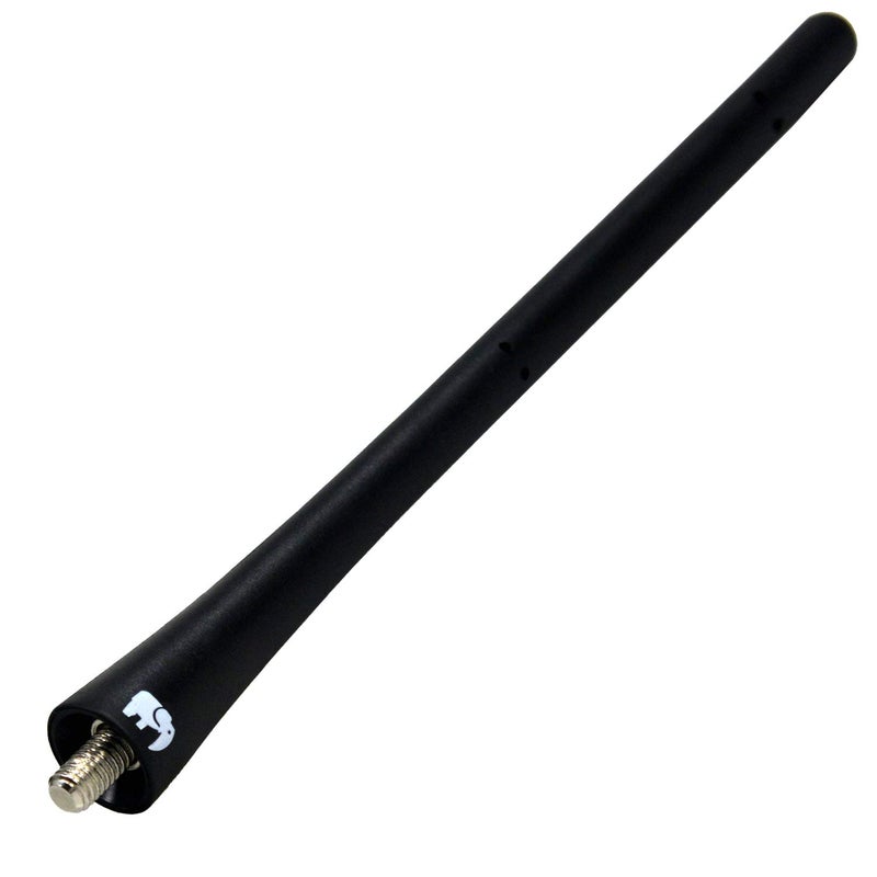 ONE250 7 inch Flexible Copper Core Antenna Compatible with Mitsubishi Lancer 20022017 Mirage 20102024 Montero 20012019 Outlander 20052018 RVR 20162018 L200 20102024 Black - Image 2