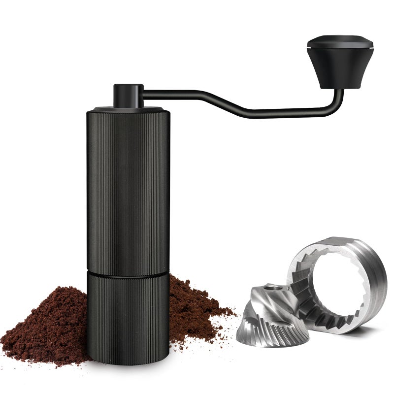 Toughwild Manual Coffee Grinder, Manual Burr Coffee Grinder Capacity 25g with CNC Stainless Steel Conical Burr, Internal Adjustable Setting, Hand Coffee Grinder for Espresso, Pour Over, French Press, Moka. - Image 1