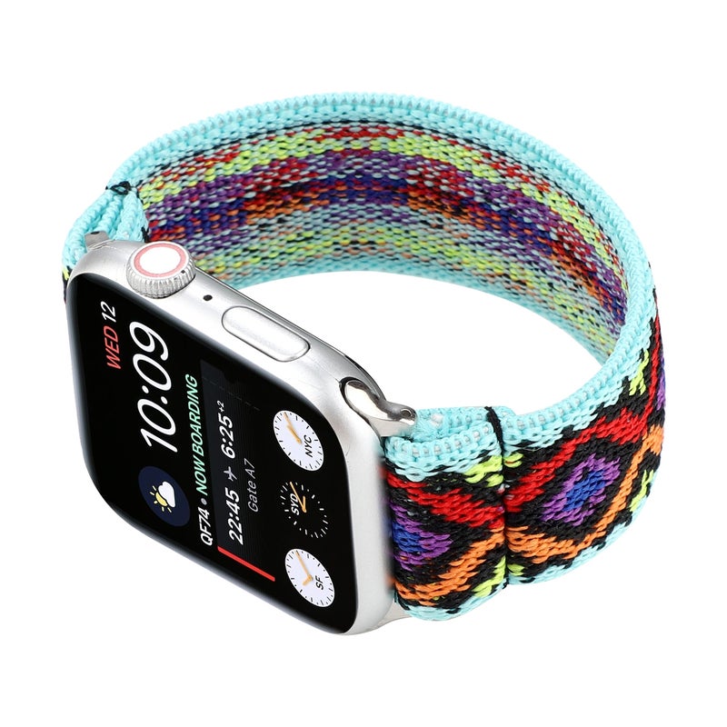 erorex Nylon Watch Band For Apple Watch Series 7 41Mm / 6 & Se & 5 & 4 40Mm / 3 & 2 & 1 38Mm(18) - Image 3