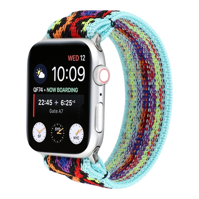 erorex Nylon Watch Band For Apple Watch Series 7 41Mm / 6 & Se & 5 & 4 40Mm / 3 & 2 & 1 38Mm(18) - Image 2