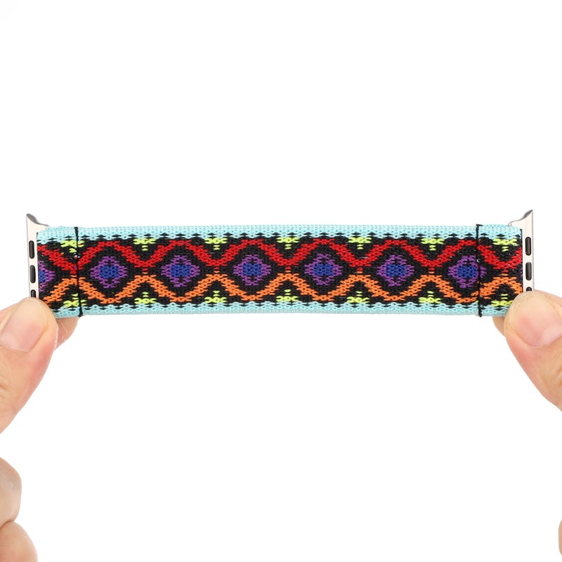 erorex Nylon Watch Band For Apple Watch Series 7 41Mm / 6 & Se & 5 & 4 40Mm / 3 & 2 & 1 38Mm(18) - Image 5