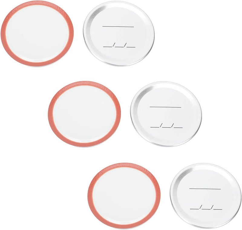 20pcs 70mm Mason Jar Tin Lids Sealing Can Caps Silver Metal Airtight Storage Covers for Canning and Preservation - Image 1