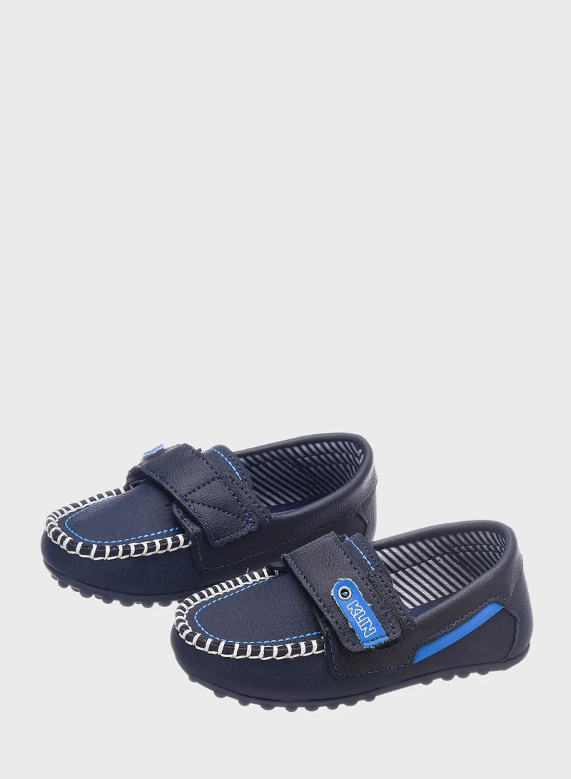 Klin Kids Velcro Loafers