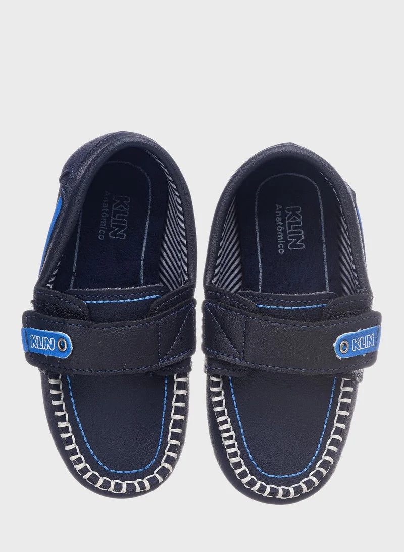 Klin Kids Velcro Loafers