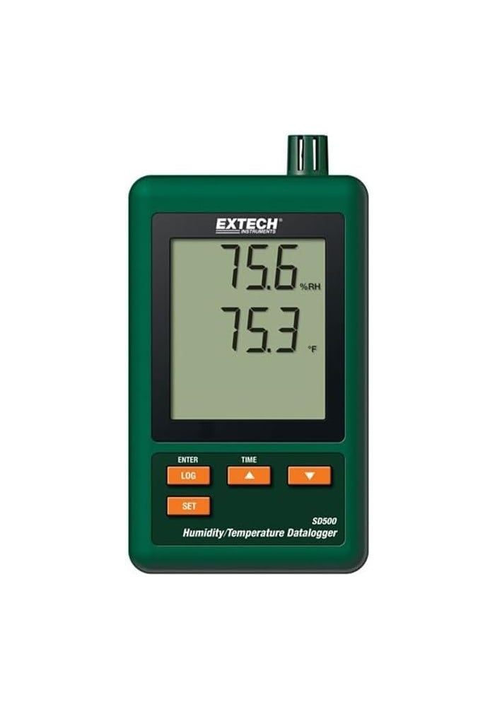Extech SD500 Humidity and Temperature Datalogger with SD Card and Batteries