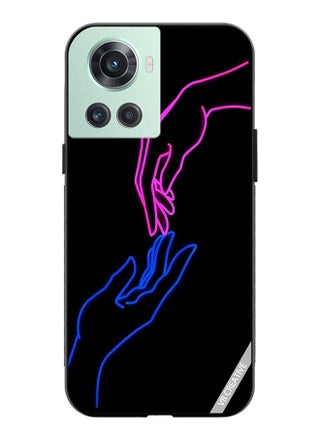 Protective Case Cover For OnePlus 10R Hands In Neon Lights Design Multicolour - pzsku/Z1223D7CA173F34A91CDDZ/45/_/1676540448/8e628f9d-9411-48e4-9a8b-dac4ffc5ddfe