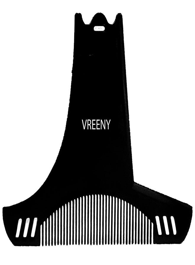 ڤريني مشط تشكيل اللحية من VREENY، أداة تشكيل اللحية، مشط لحية للرجال للاستخدام المنزلي وفي الصالونات، مجموعة إكسسوارات لحية للرجال، مجموعة عناية متعددة الأغراض، مجموعة أدوات تشكيل لحية مطورة - Image 3