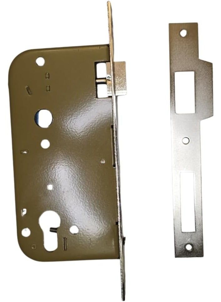 Yale Premium Mortise Deadbolt Lock Double Cylinder Keyed Entry Deadlock High Security Door Lock BS 3621 Thief Resistant Anti-Drill Anti-Pick 5-Pin Cylinder Satin Chrome Finish - Image 2