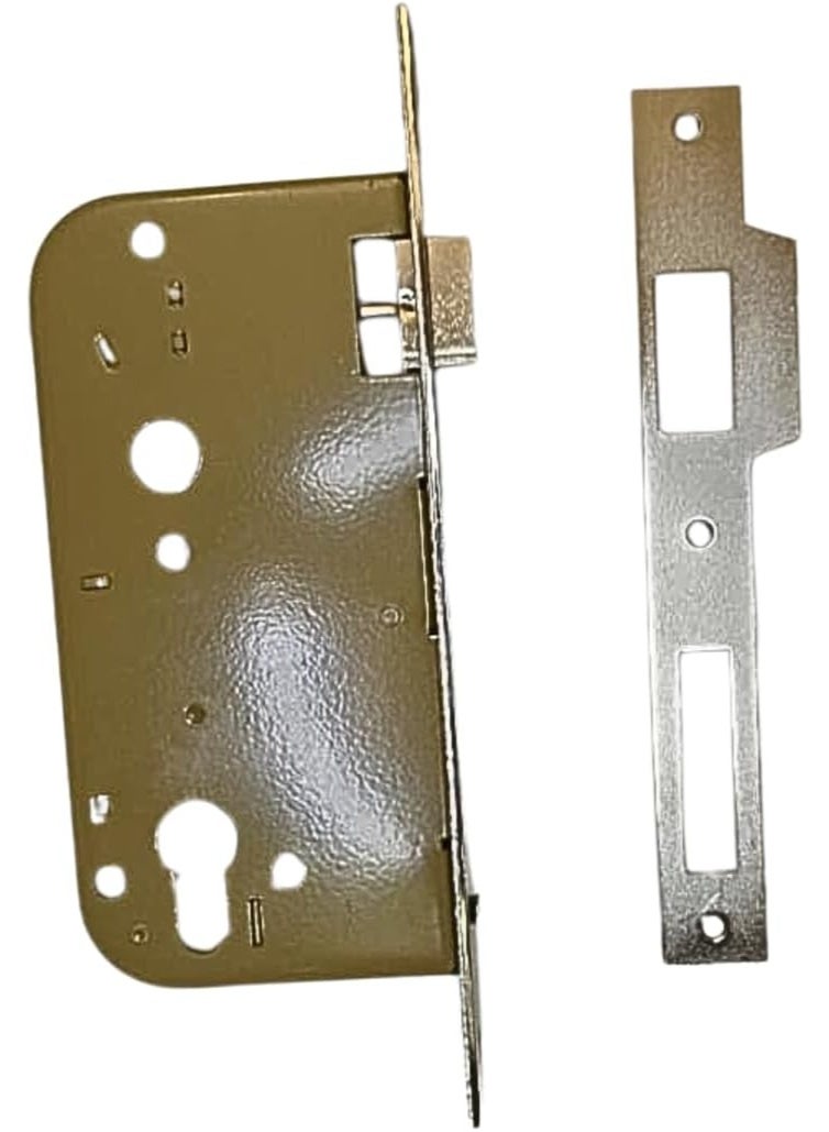 Yale Premium Mortise Deadbolt Lock Double Cylinder Keyed Entry Deadlock High Security Door Lock BS 3621 Thief Resistant Anti-Drill Anti-Pick 5-Pin Cylinder Satin Chrome Finish - Image 1