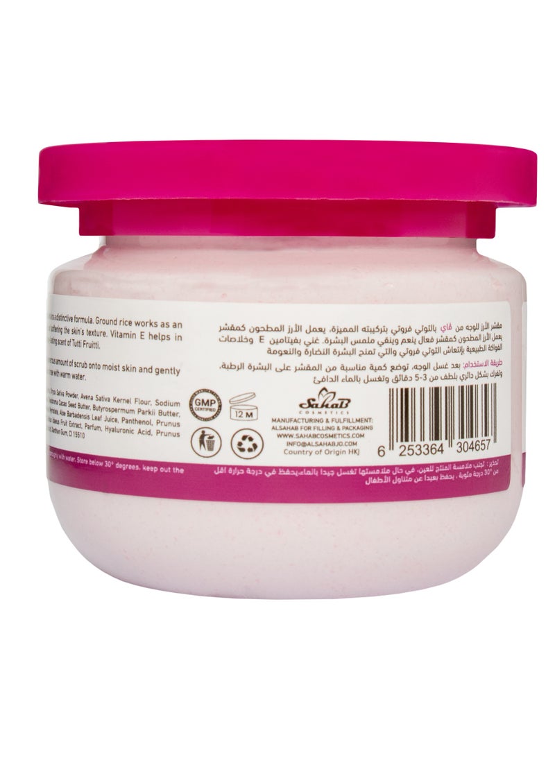 VAI Naturals Vai Naturals Rice Scrub with Vitamin E - Tutti Frutti Whitening Formula 280ml  - Image 4