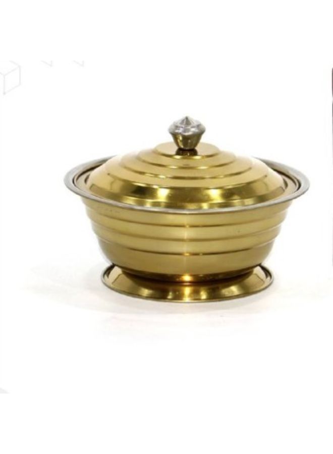 أرت لوك وعاء تمر استيل دهبي